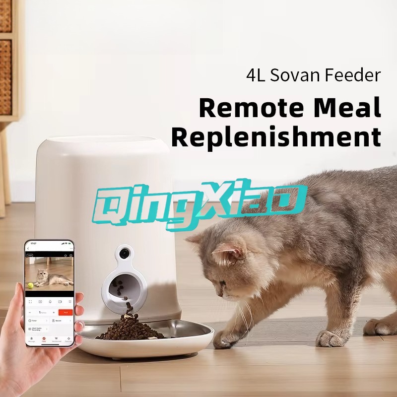 Fully Automatic Smart 4L Stain - đánh giá và giá Pet Feeders