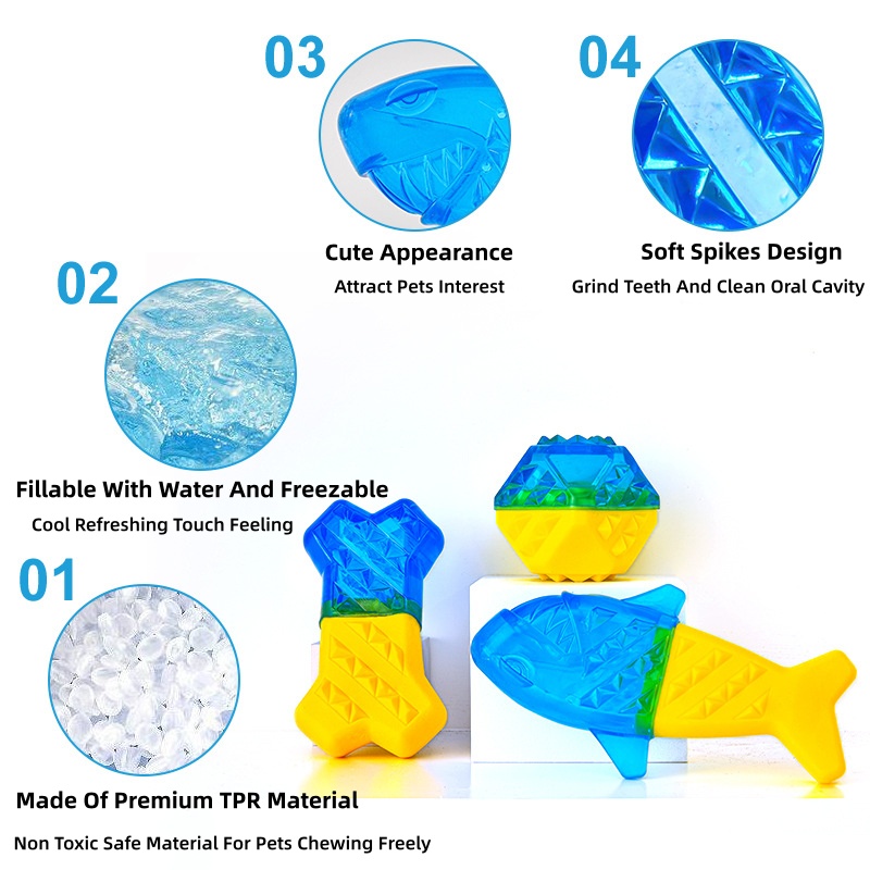 Freezable Summer Dog Cooling T - đánh giá và giá Teeth Cleaning Dog Chew Bone