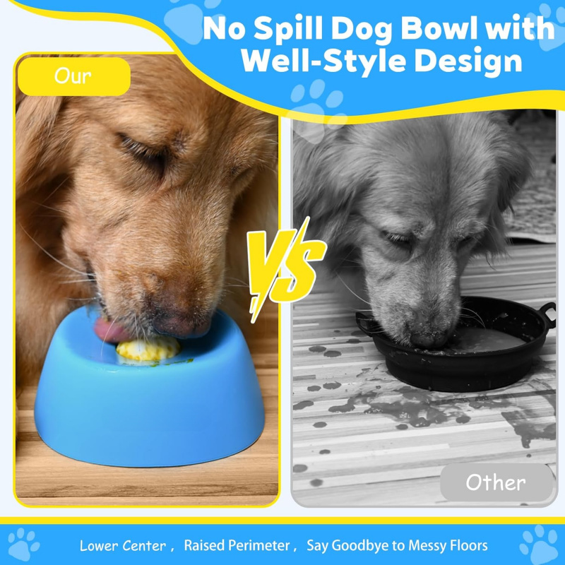 Slow Feeder Dog Bowls for Liqu - đánh giá và giá Interactive Squeaky Plush Dog Toy
