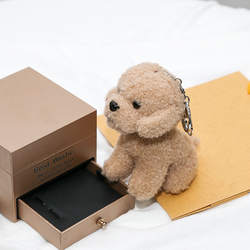 New 12cm Cute Teddy Dog Plush  - đánh giá và giá Interactive Squeaky Plush Dog Toy