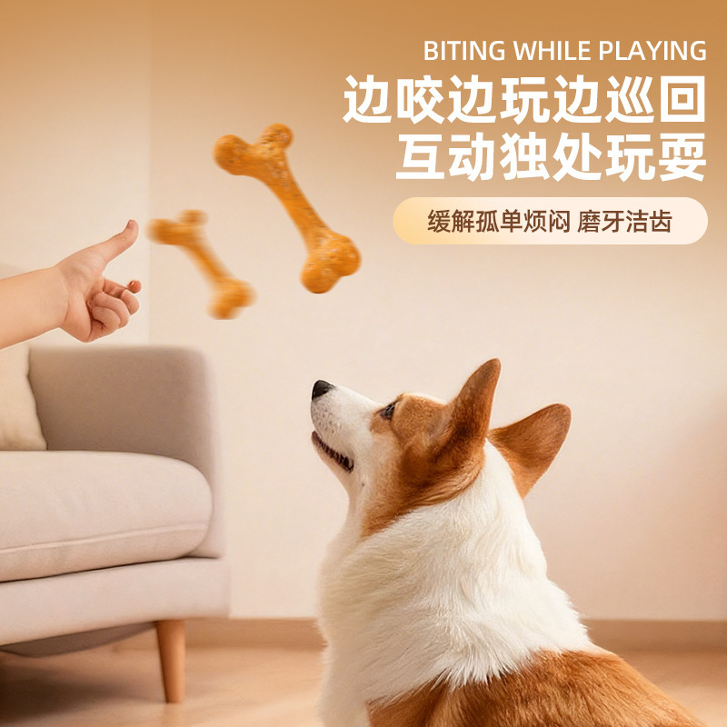 Dog ToyTPRDurable chew-resista - đánh giá và giá Teeth Cleaning Dog Chew Bone
