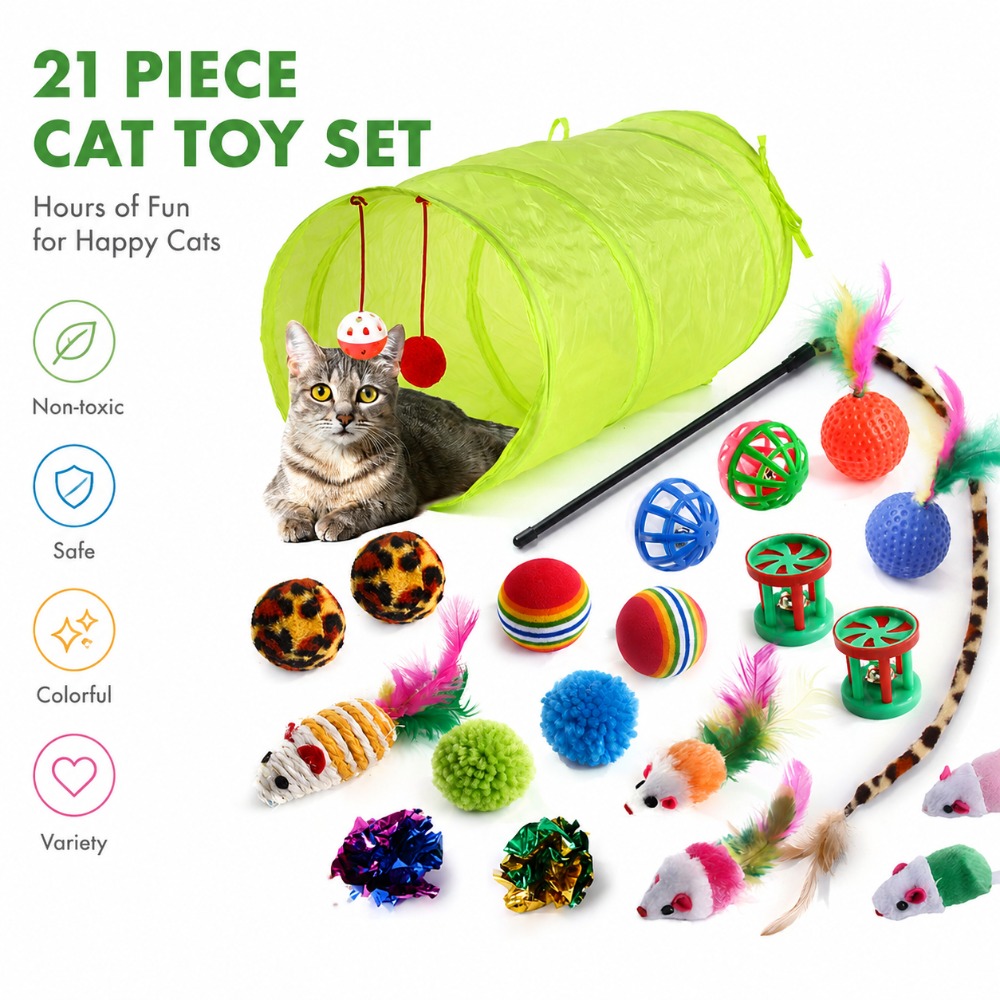 Kitten Play Toy Assortment Fea - đánh giá và giá Catnip Interactive Plush Mouse